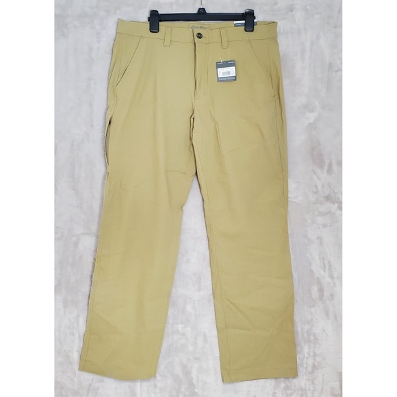 Eddie Bauer Other - Eddie Bauer Pants Mr Horizon Guide Chino Saddle Mens 35x32 Travex Tan NWT